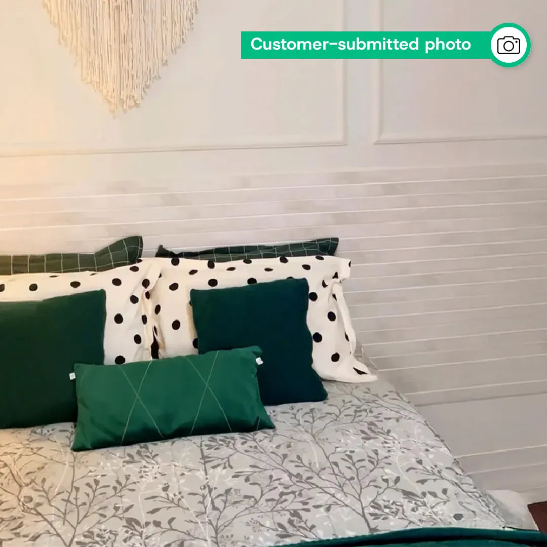 Peel & Stick Slatted Wall Panels Plus - DIY Wide Wood Look Decor