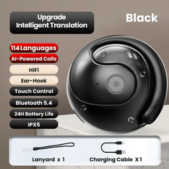 🏆#1 Best Seller💎AI Translation Wireless OWS Bluetooth5.4 Earphones (Fit iOS & Android)