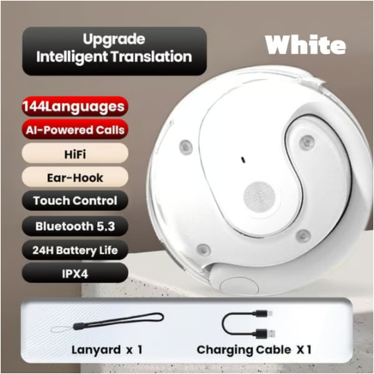 🏆#1 Best Seller💎AI Translation Wireless OWS Bluetooth5.4 Earphones (Fit iOS & Android)