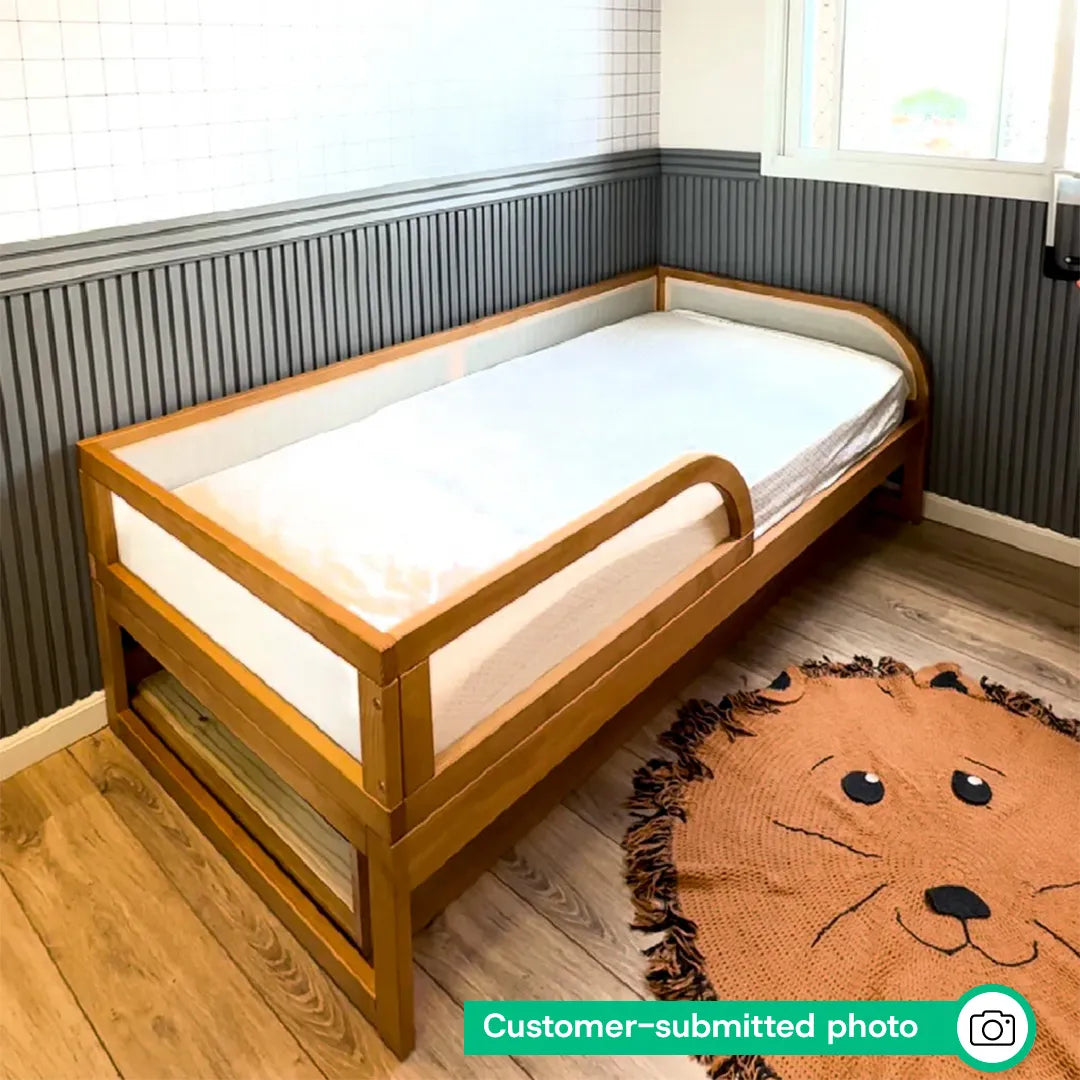 Peel & Stick Slatted Wall Panels - DIY Laminate Wood Look Decor